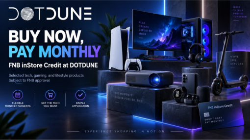 Buy Now, Pay Monthly at DOTDUNE with FNB inStore Credit